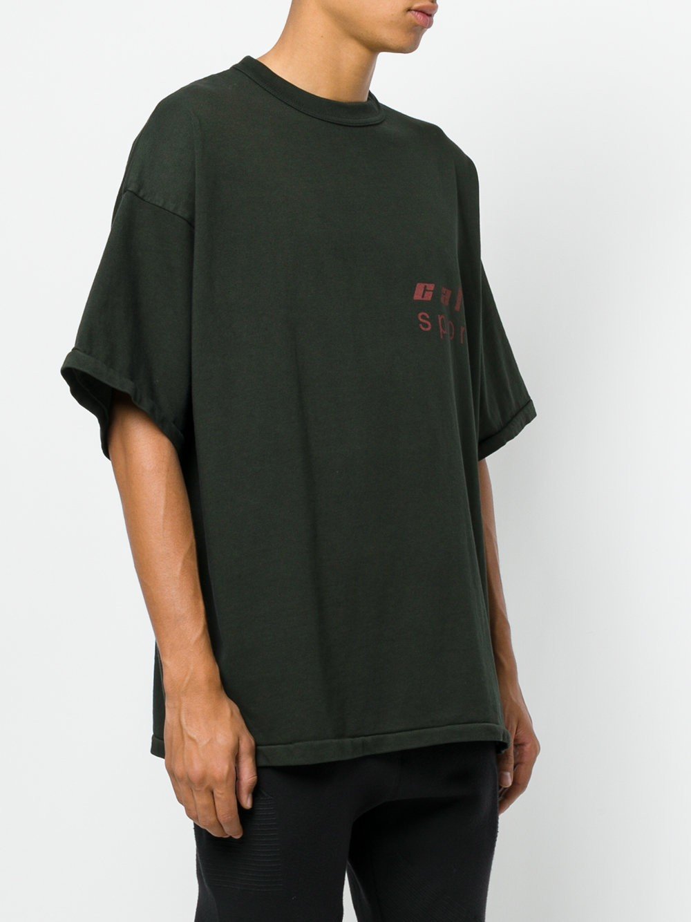 Thick Cotton Cali Sport Tshirt Onyx Dust