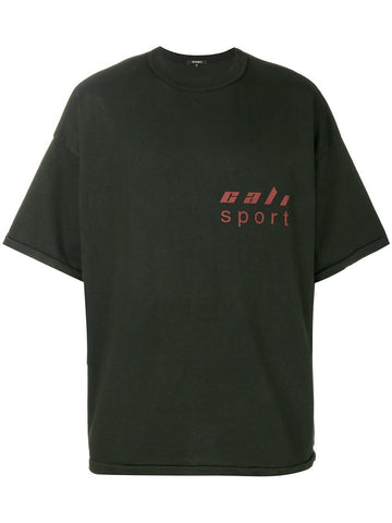 Thick Cotton Cali Sport Tshirt Onyx Dust