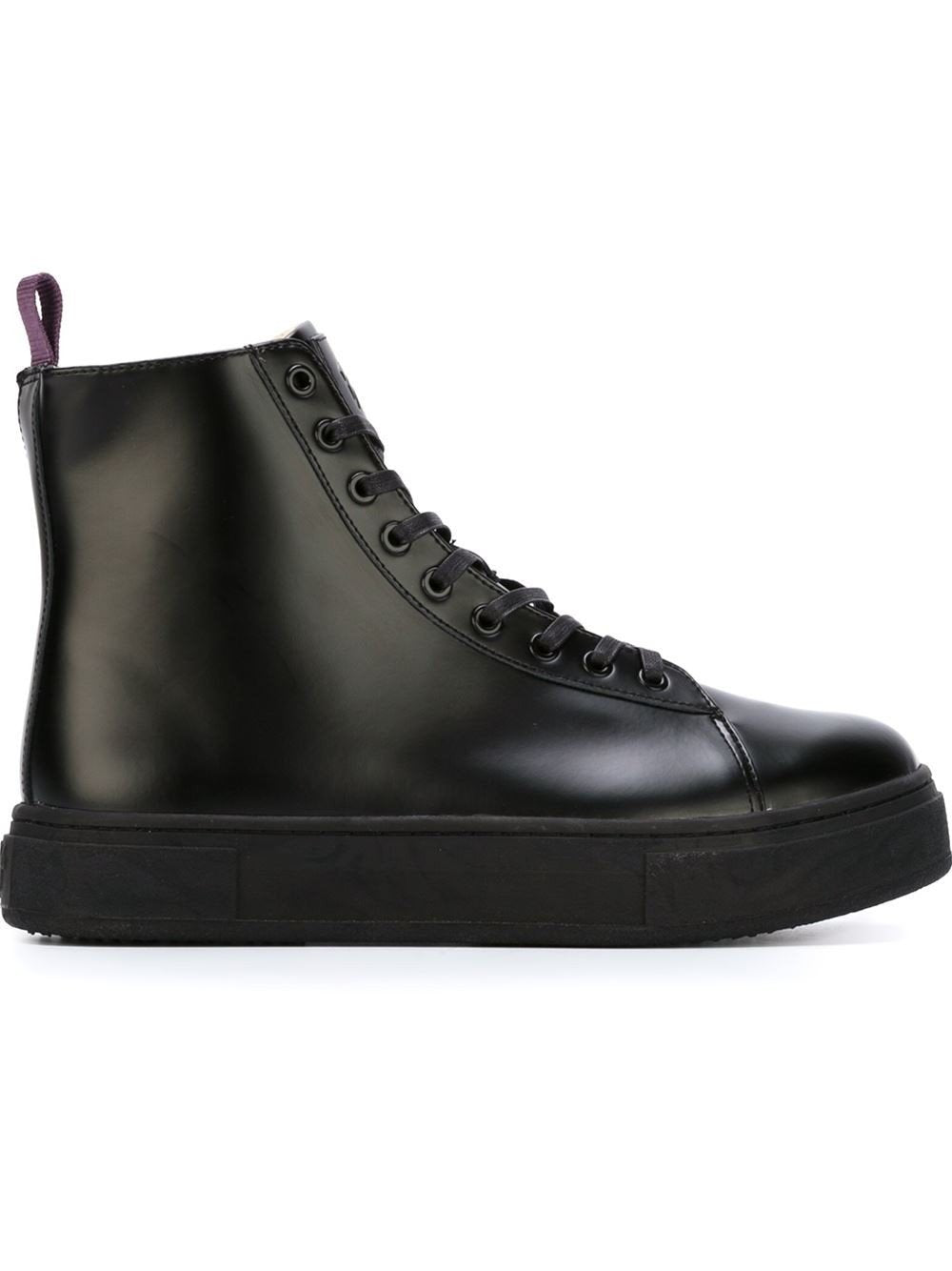 Kibo Leather Sneakers Black