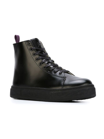 Kibo Leather Sneakers Black
