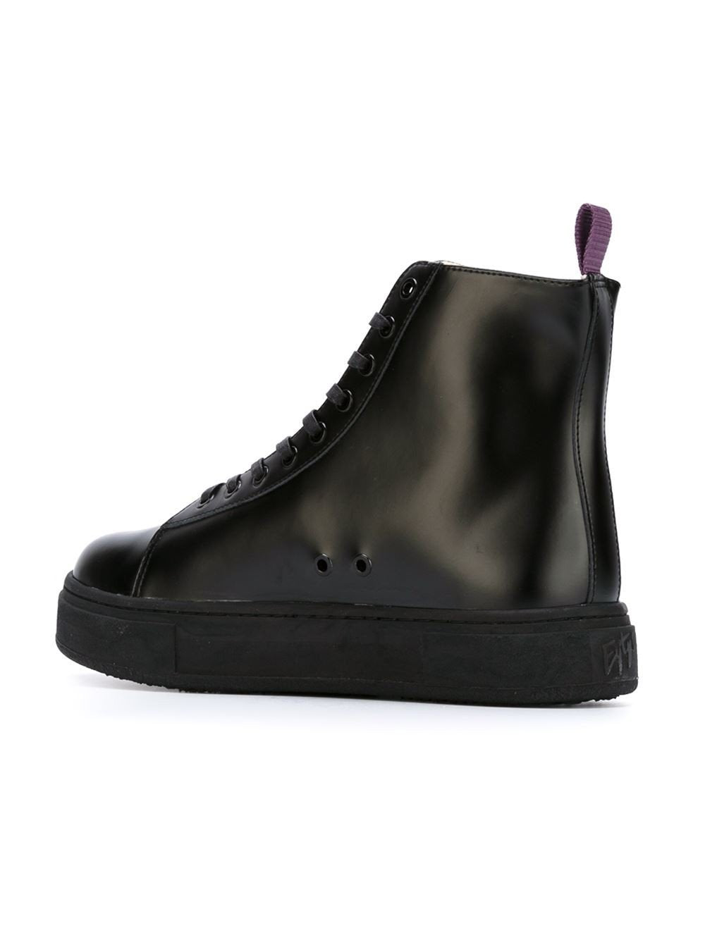 Kibo Leather Sneakers Black
