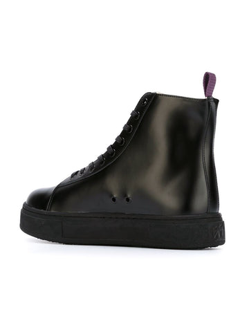 Kibo Leather Sneakers Black