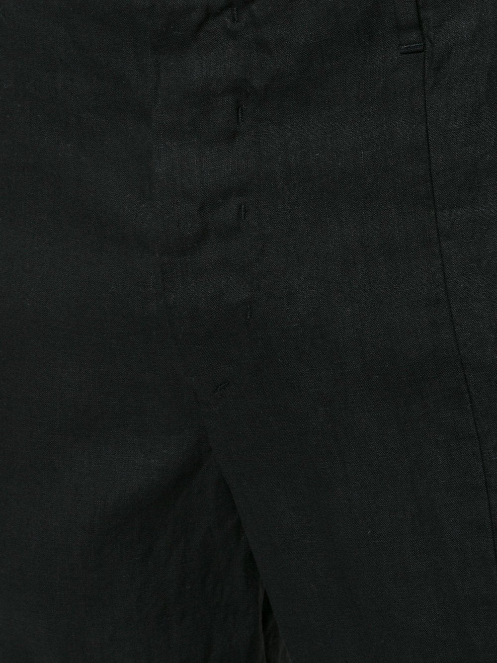 Linen Tailored Crop Curved Pants