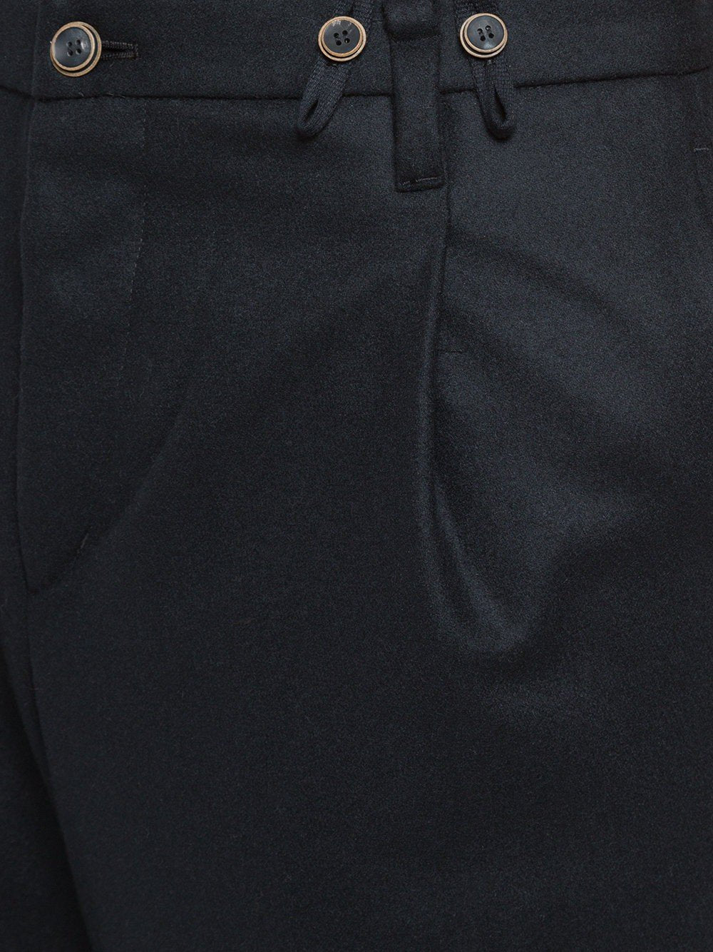 Unisex Wool Stretch Flannel Suspender Pants