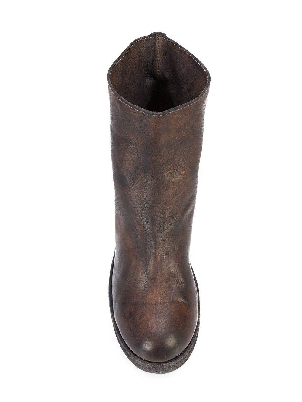 Women's 6006 Full Grain Baby Calf Stacked Wedge