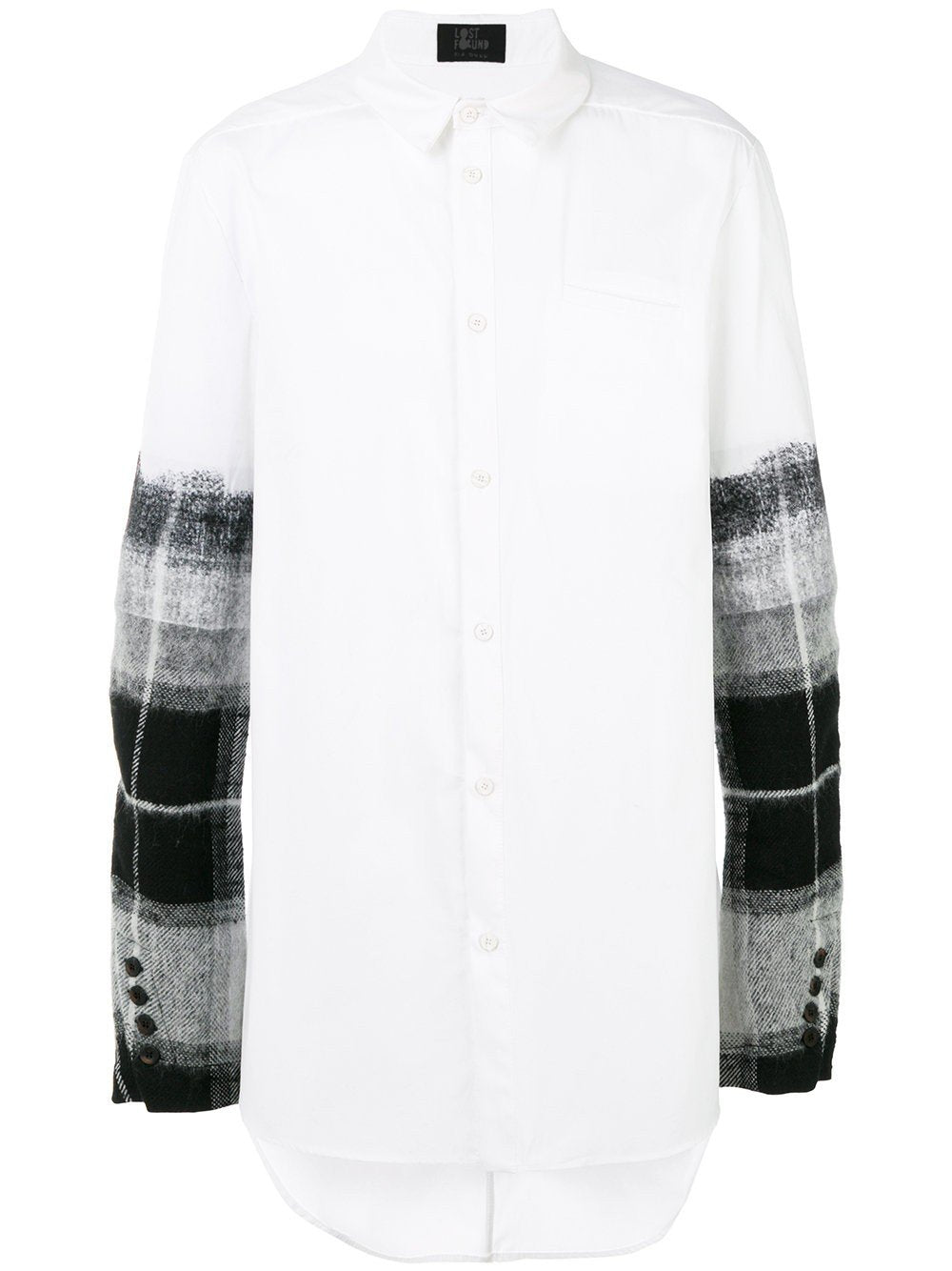 Plaid Sleeve Shirt