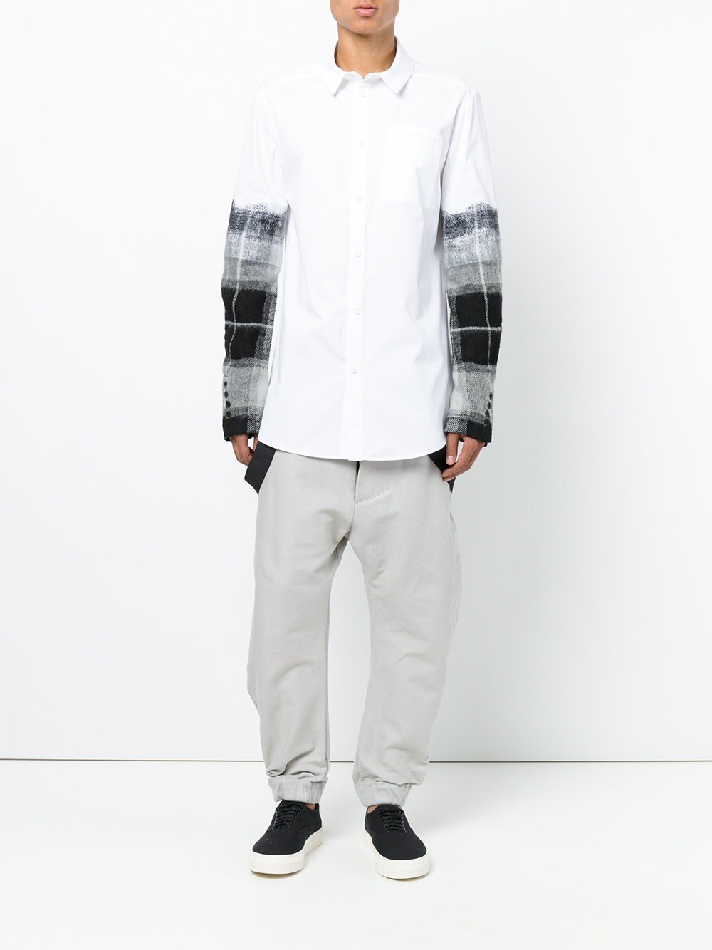 Plaid Sleeve Shirt