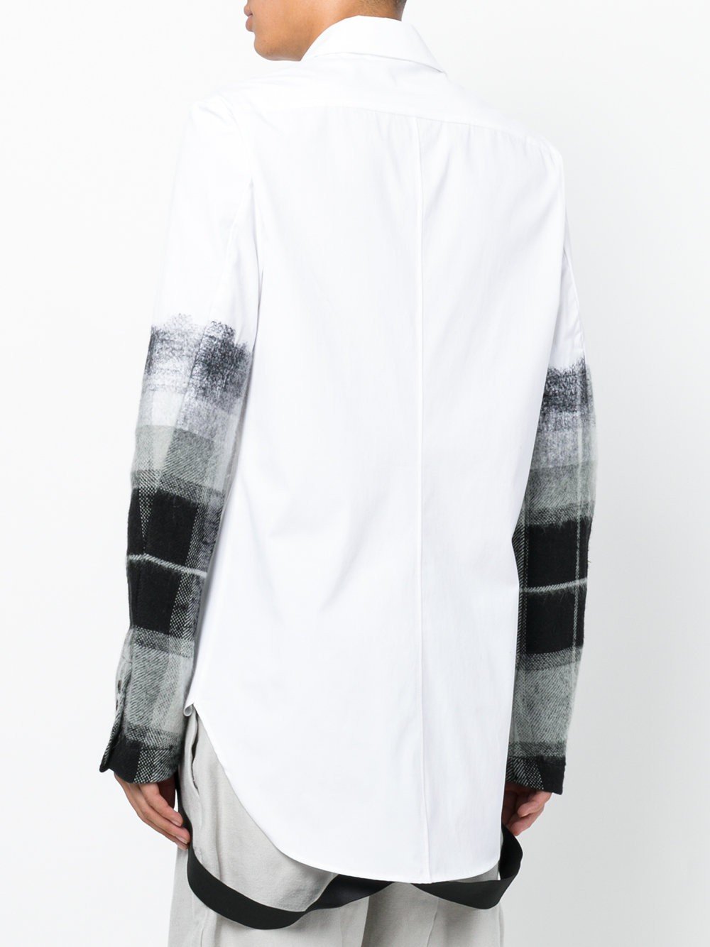 Plaid Sleeve Shirt