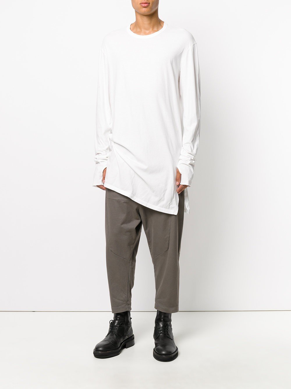 Glove Sleeve Oversized T-Shirt