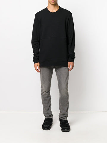 Contrast Sleeve Sweatshirt