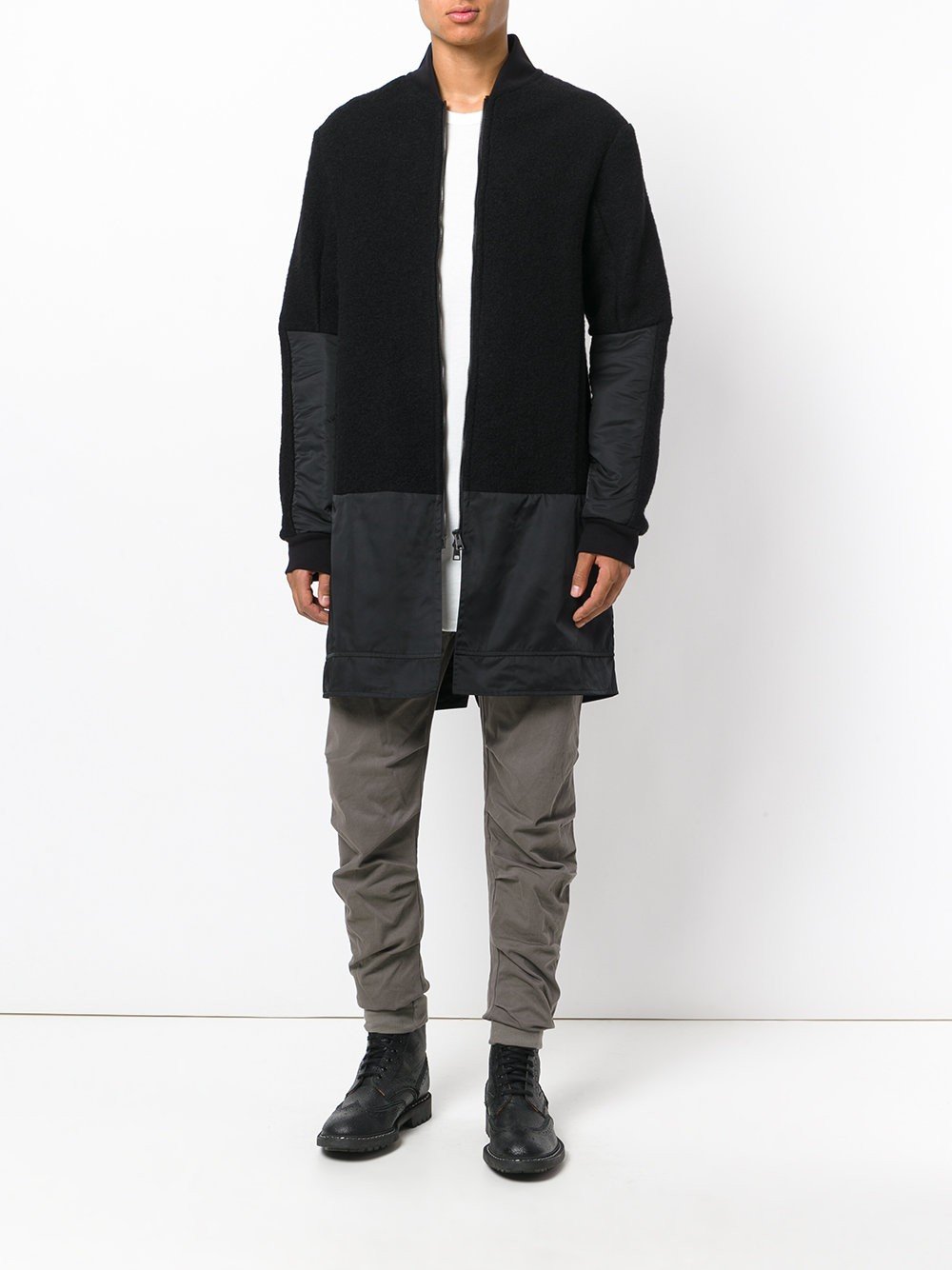 Elongated Bomber Jacket