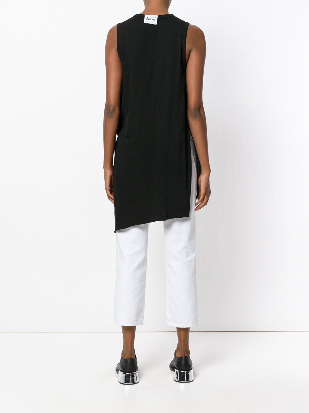 Draped Top Black