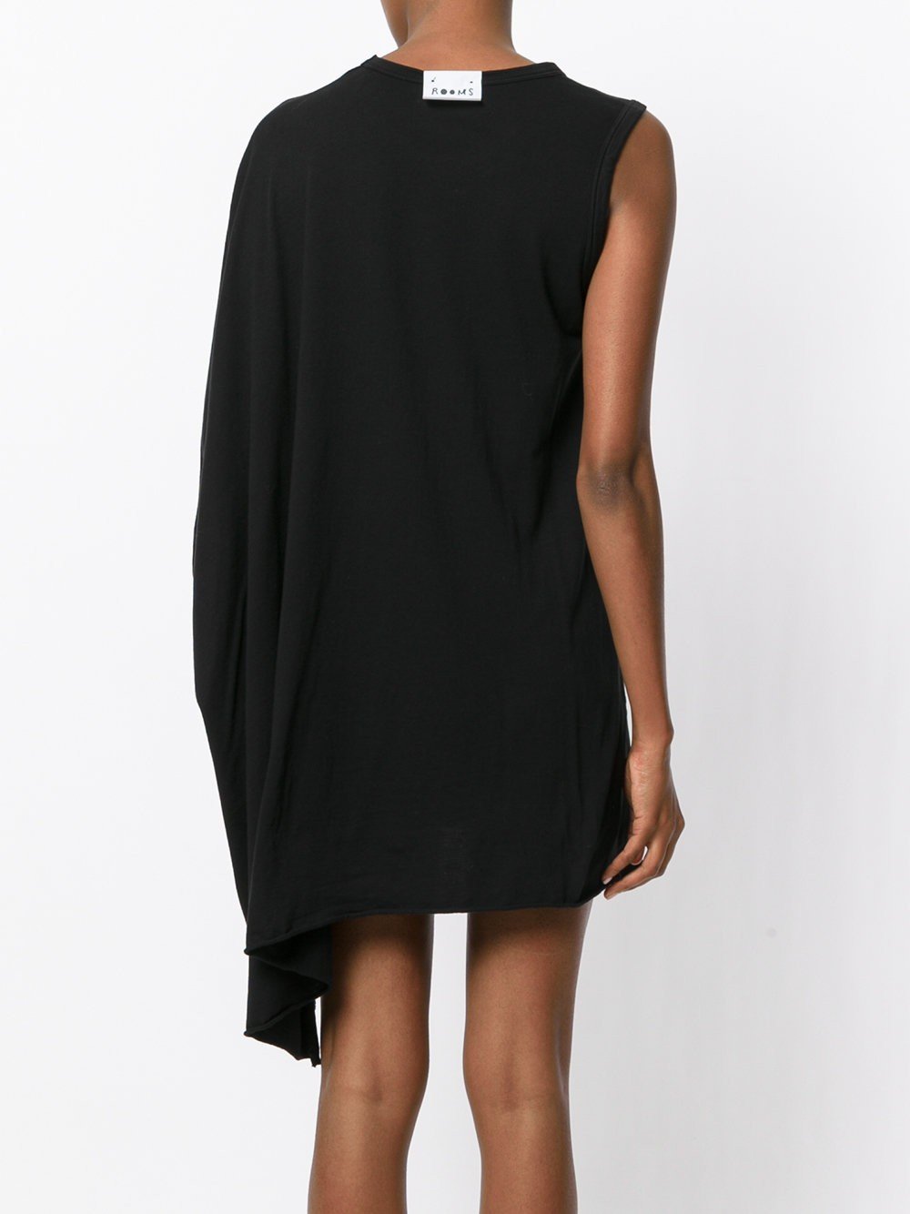 Single Sleeve Dress Black
