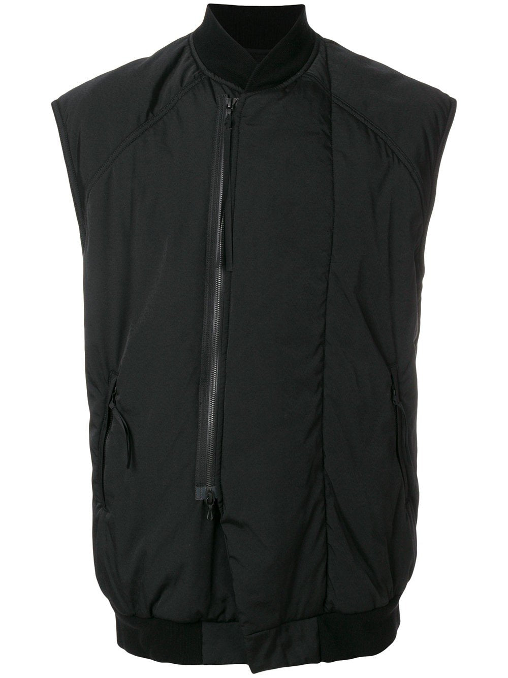 Asymmetric Zipped Vest