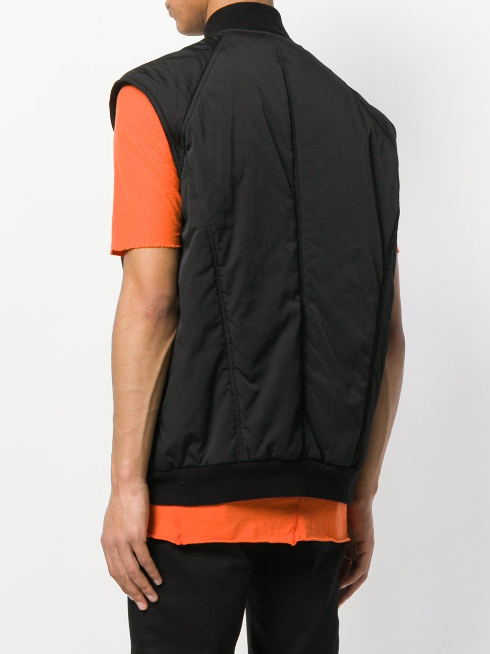 Asymmetric Zipped Vest