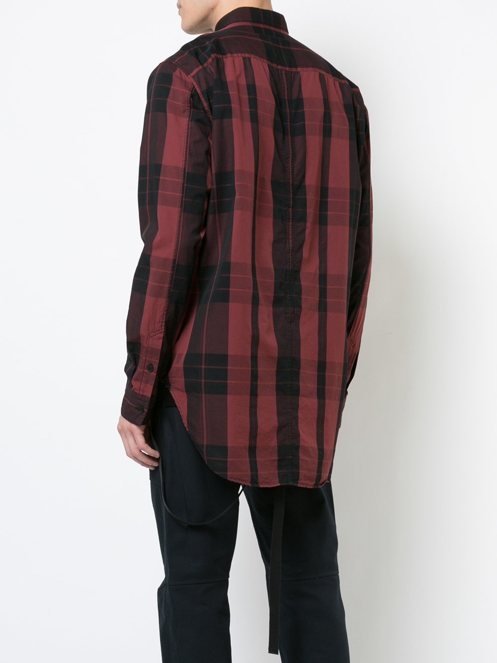 Checkered Panel Shirt