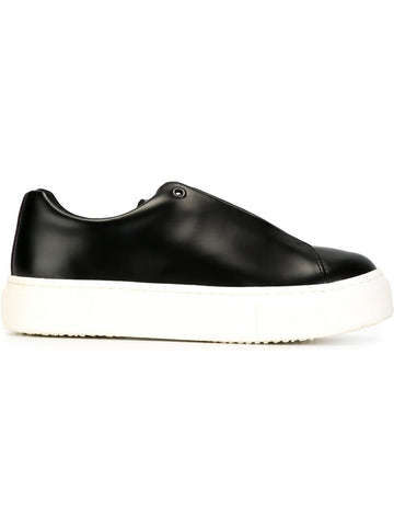Black Doja Leather Sneakers