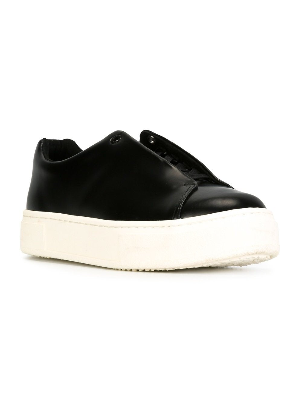 Black Doja Leather Sneakers