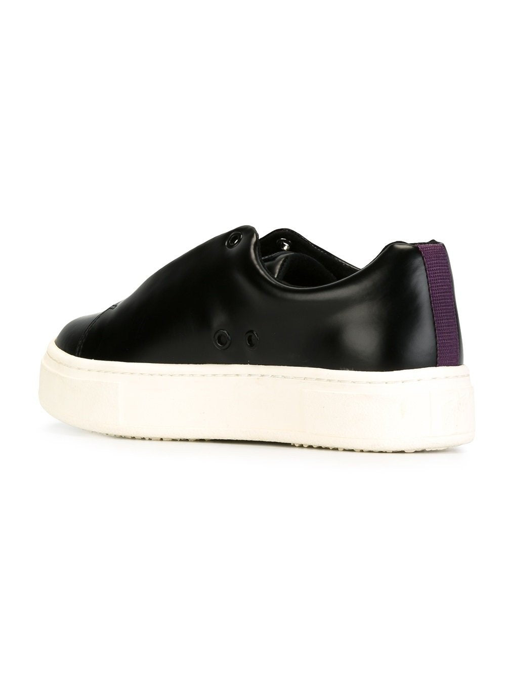 Black Doja Leather Sneakers