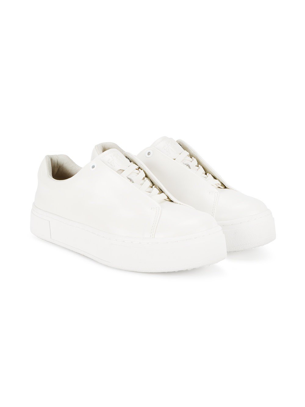 White Doja Leather Sneakers