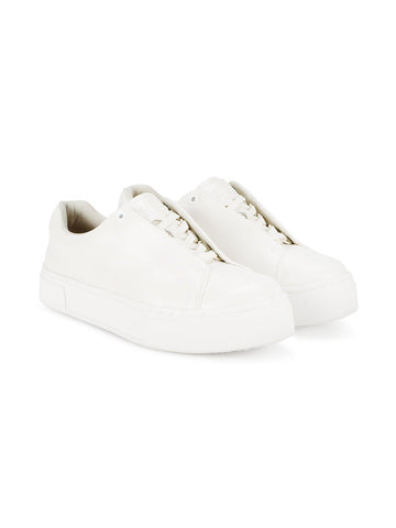White Doja Leather Sneakers