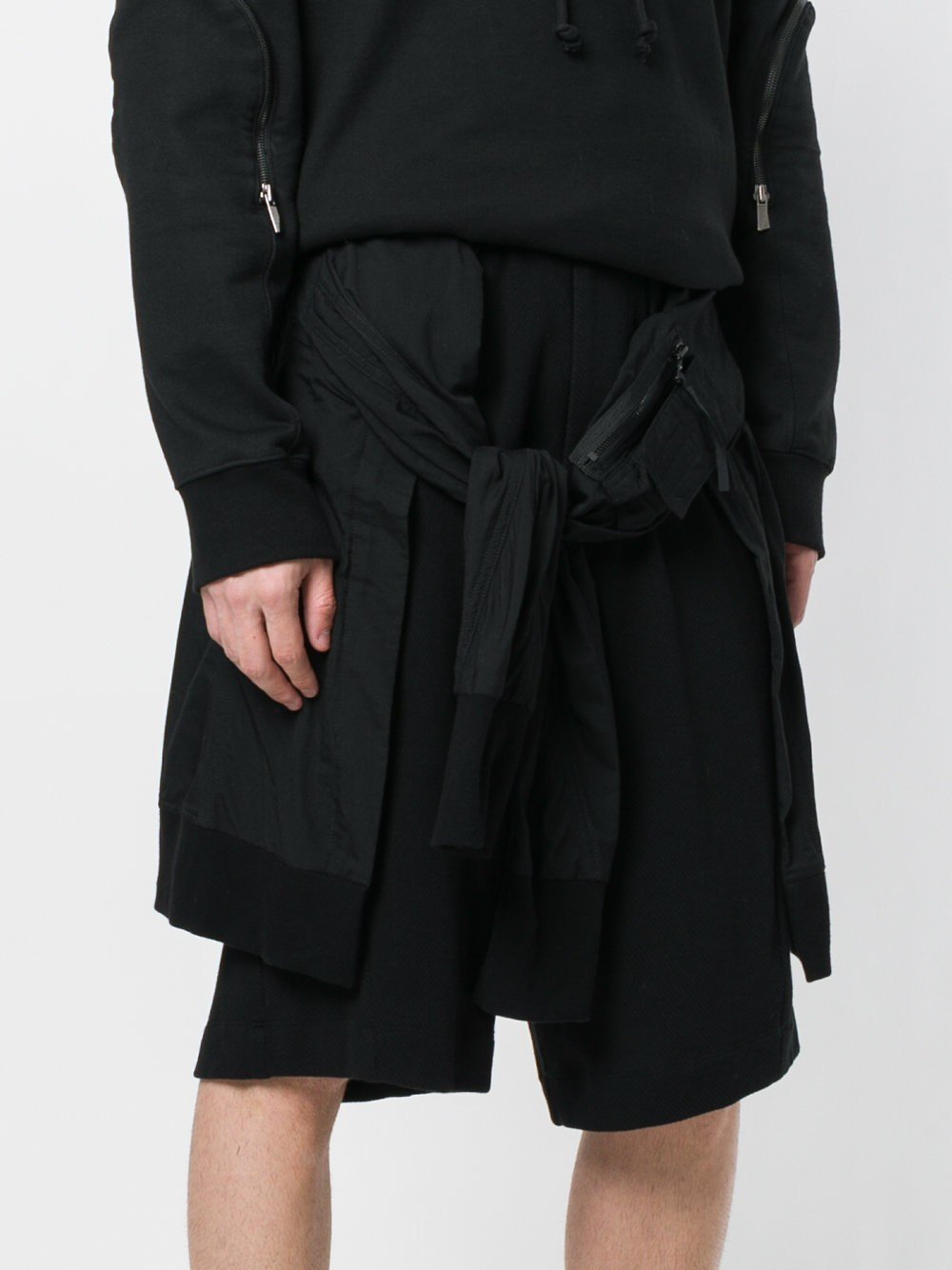 Combination Jacket Wrap Shorts