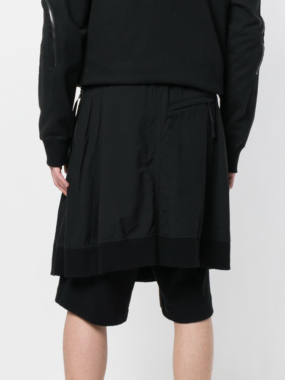 Combination Jacket Wrap Shorts