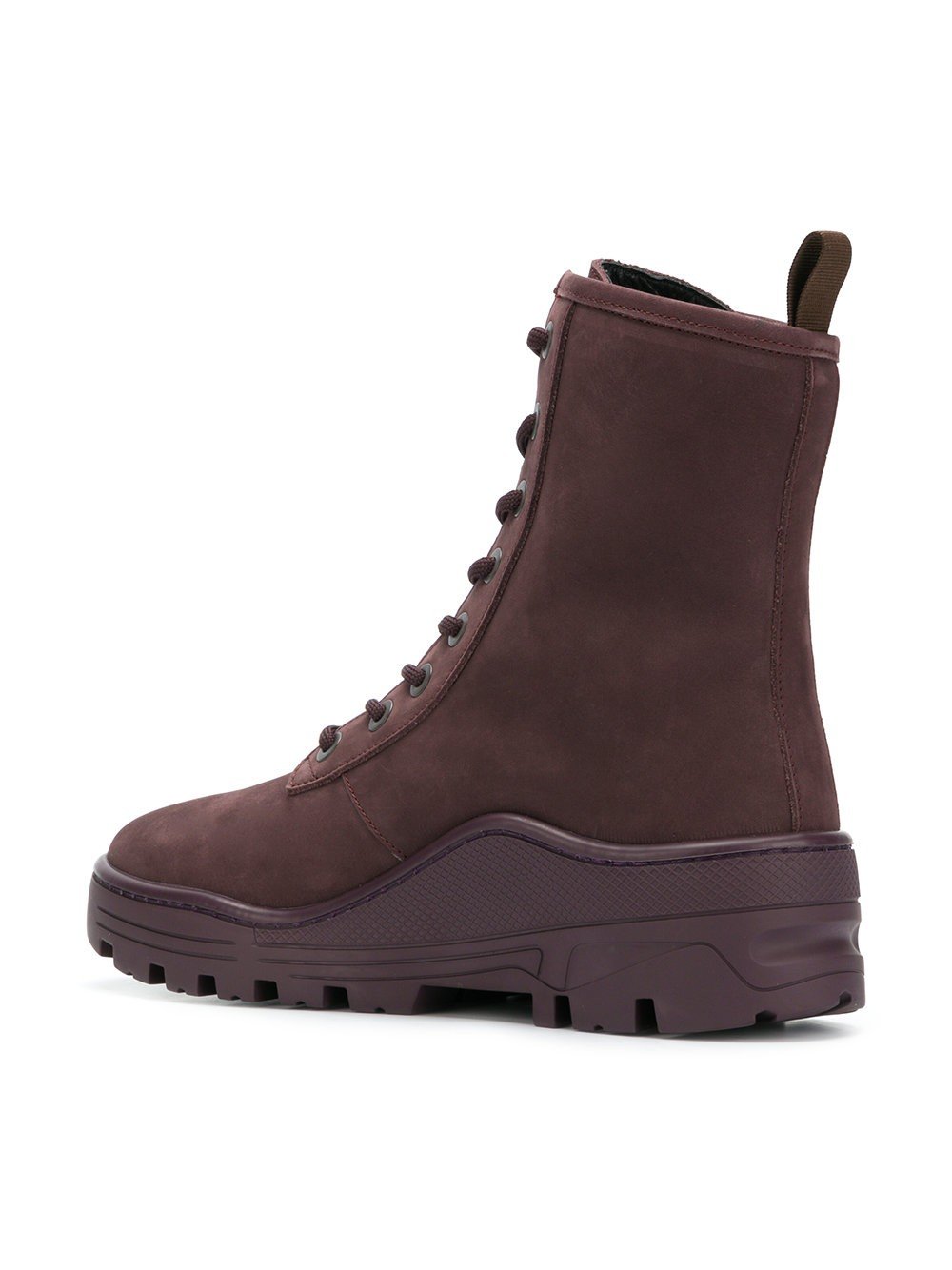 Oxblood Nubuck Combat Boot