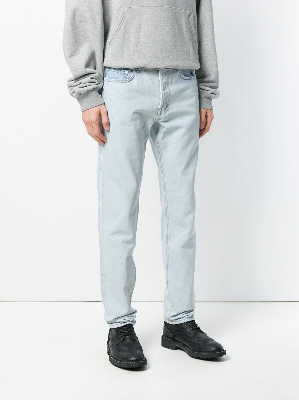 Faded Indigo Straight Leg jeans