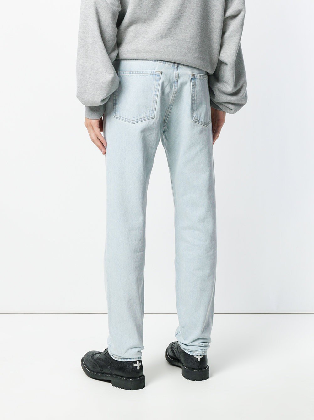 Faded Indigo Straight Leg jeans