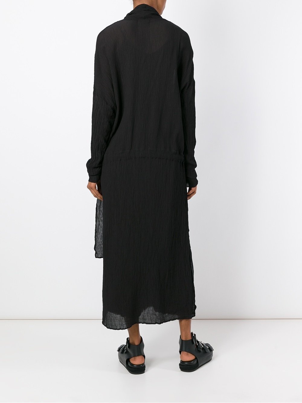 Tie Waist Long Cardigan