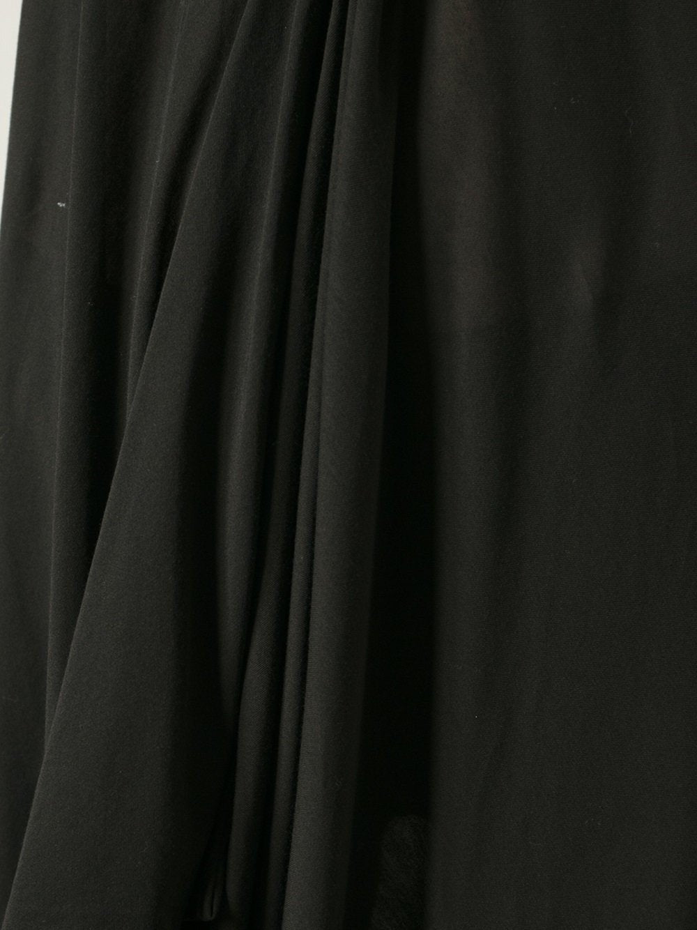 Black Draped Maxi Dress