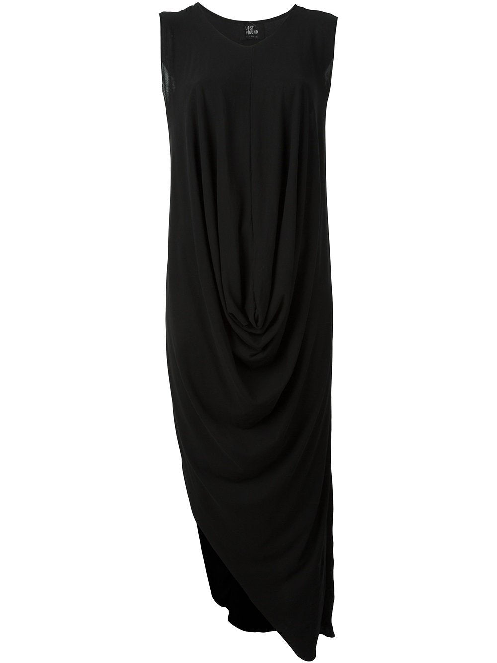 Black Draped Dress