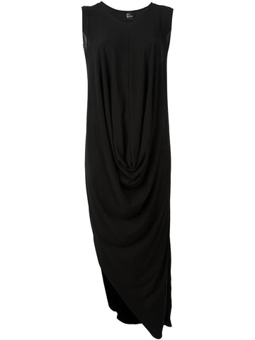 Black Draped Dress