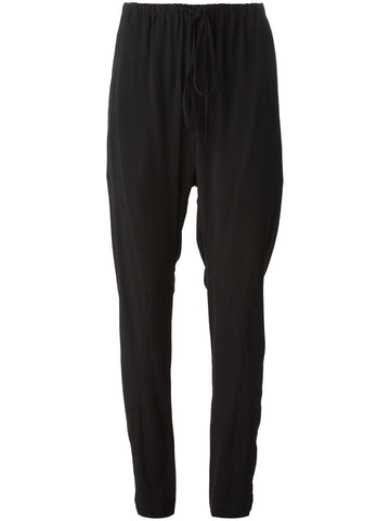 Drawstring Drop Crotch Trousers