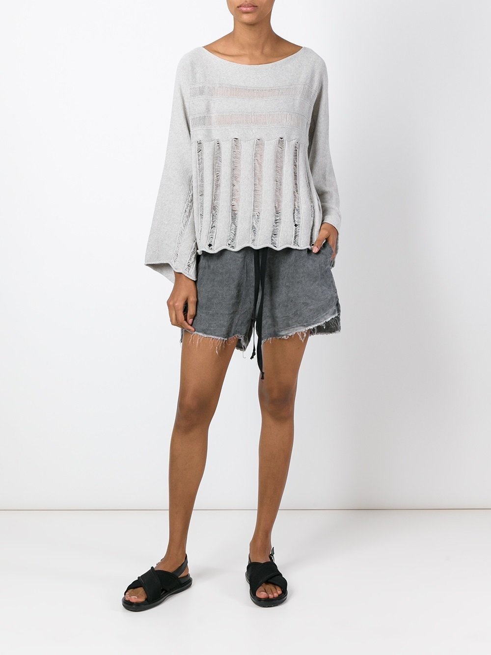 Raw Hem Shorts