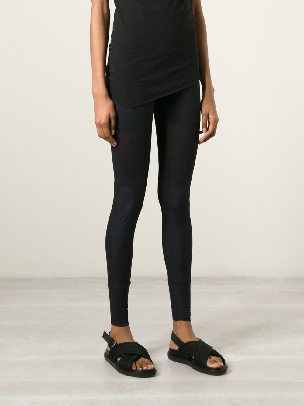 Sheer Panel Leggings