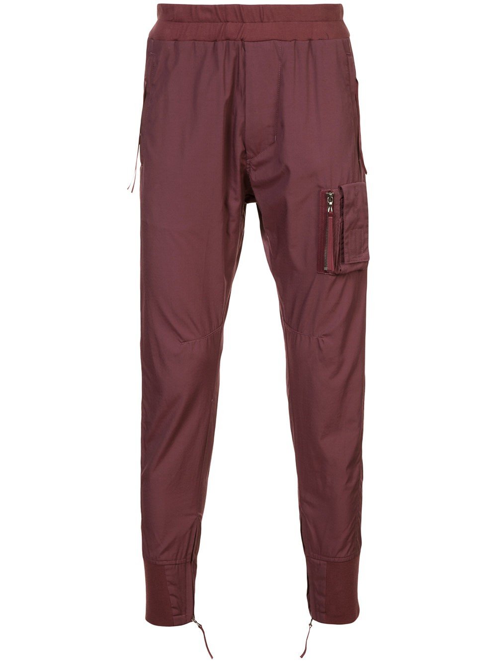 Cargo Zip Cuffed Track Pants