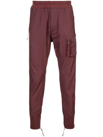 Cargo Zip Cuffed Track Pants