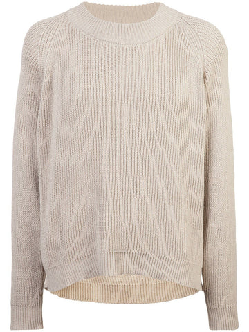 Crew Neck Sweatshirt Natural