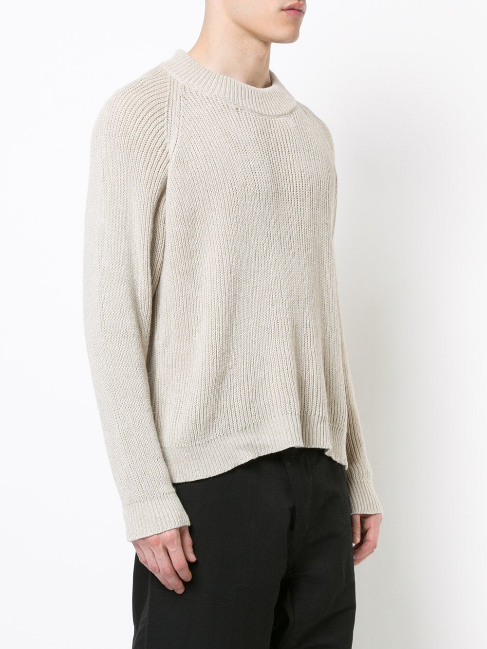 Crew Neck Sweatshirt Natural