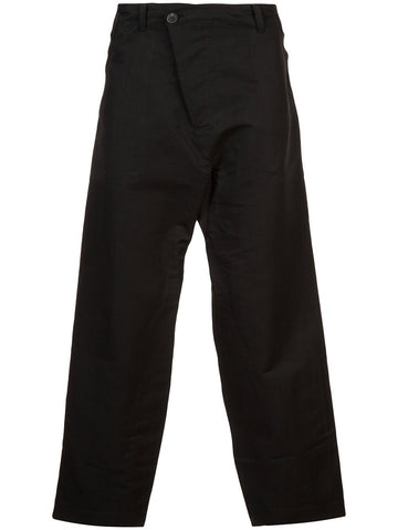 Loose Fit Workwear Trousers Black