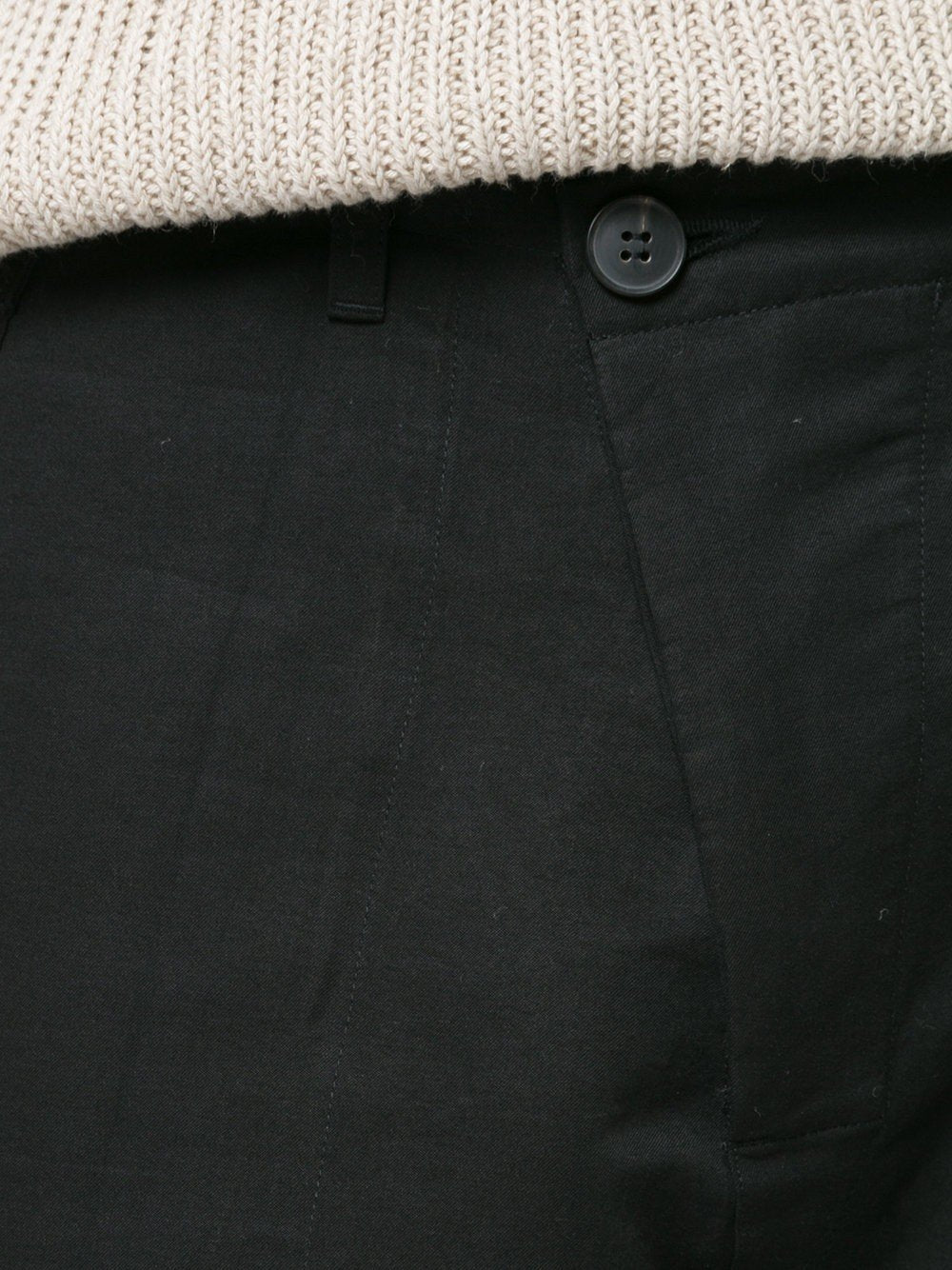 Loose Fit Workwear Trousers Black