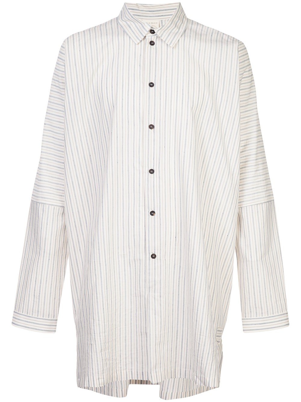 Natural Sheer Striped Shirt