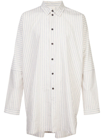 Natural Sheer Striped Shirt