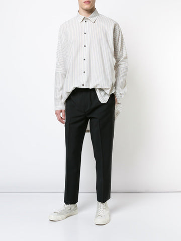Natural Sheer Striped Shirt