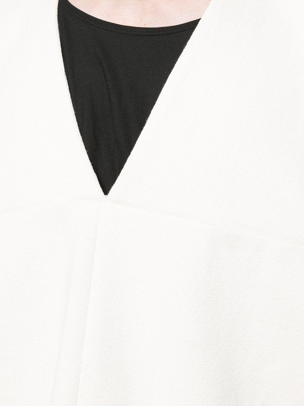 V Neck Sweatshirt Natural