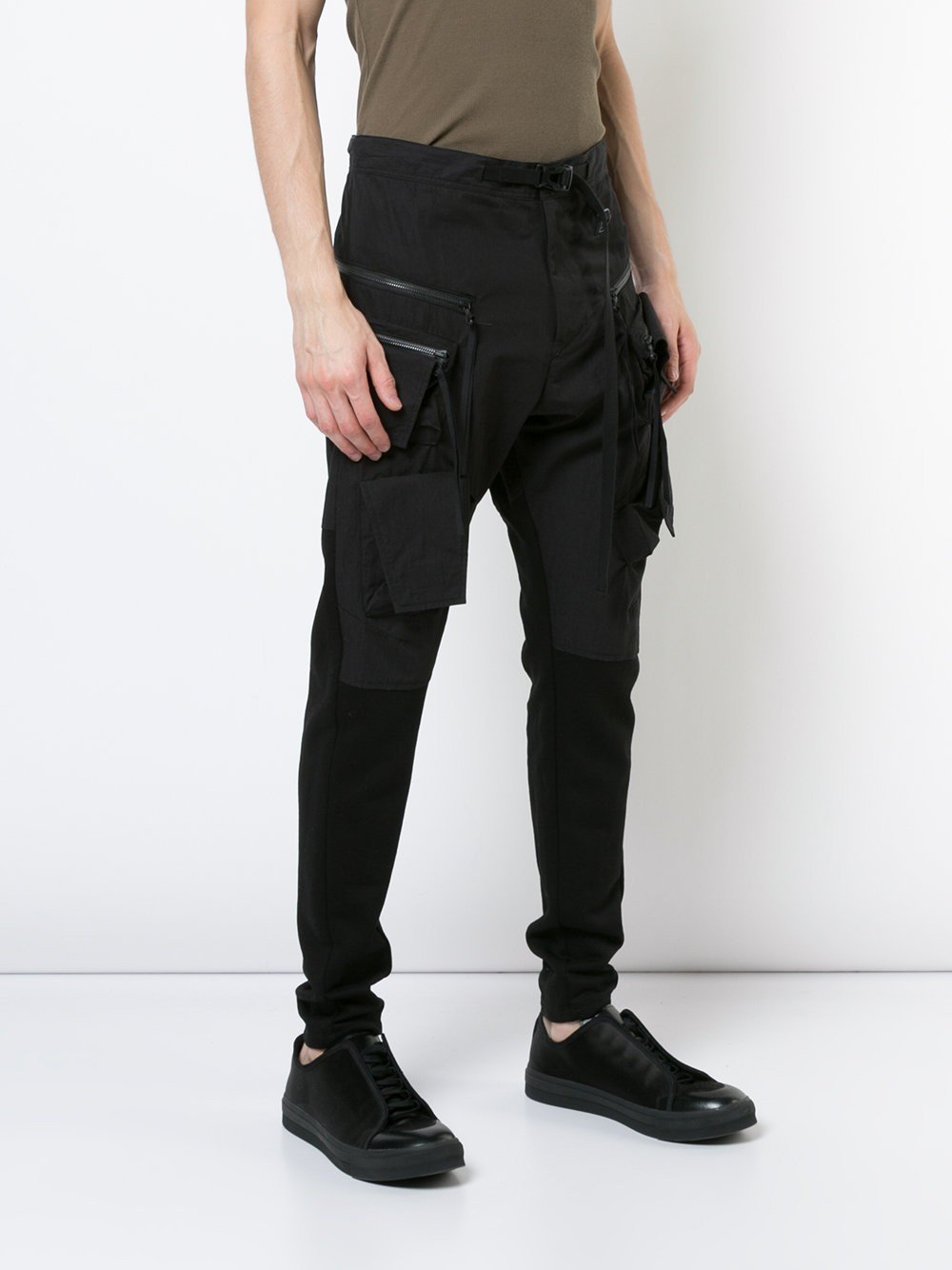 Zipped Cargo Trousers