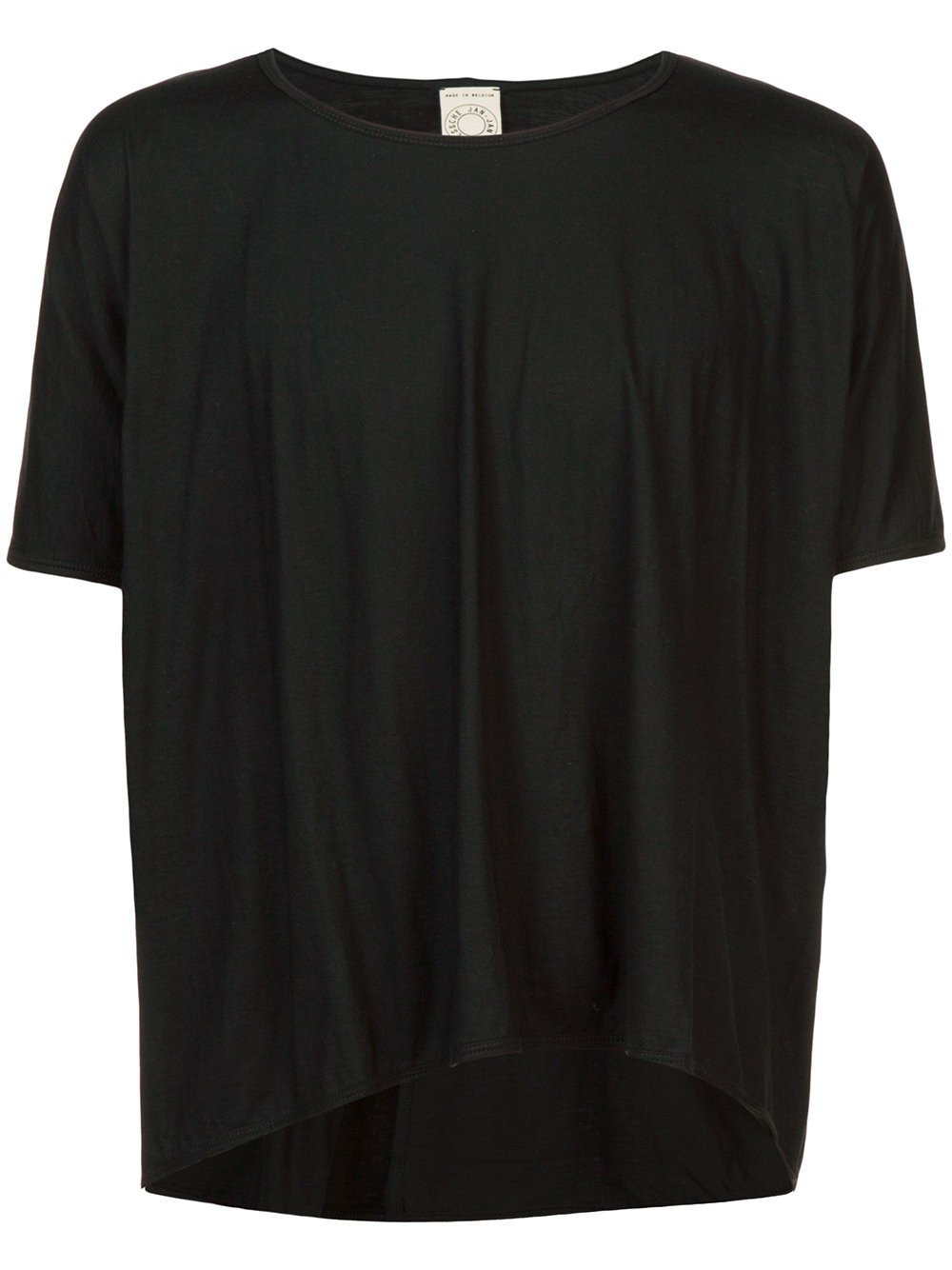 Black Fine Jersey Tee