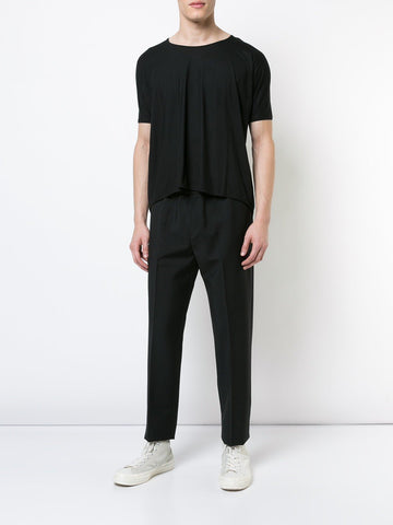 Black Fine Jersey Tee